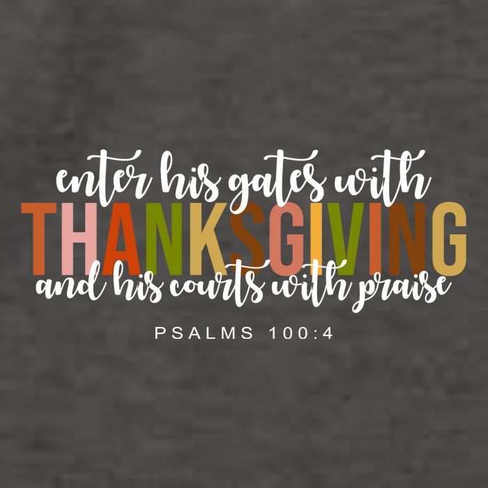Enter His Gates With Thanksgiving And His Courts With Praise Vector Backpack