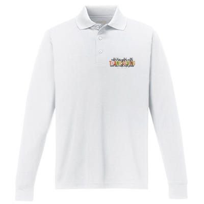 Enter His Gates With Thanksgiving And His Courts With Praise Performance Long Sleeve Polo