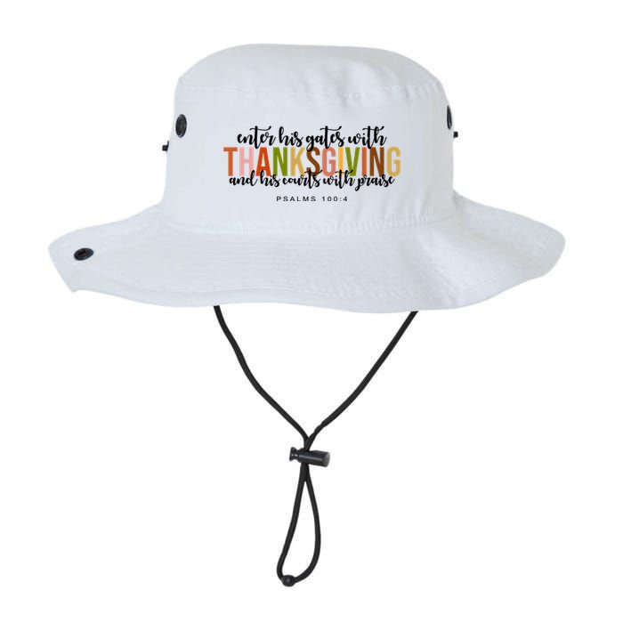 Enter His Gates With Thanksgiving And His Courts With Praise Bucket Hat