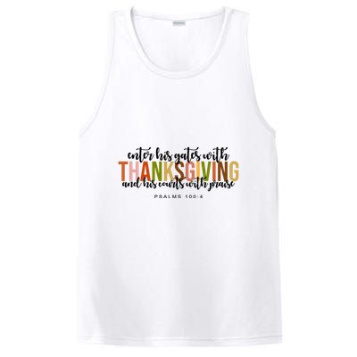 Enter His Gates With Thanksgiving And His Courts With Praise PosiCharge Competitor Tank