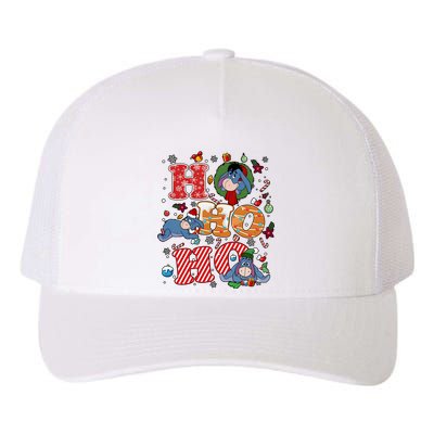 Eeyore Ho Ho Ho Cute Christmas Cute Lover Santa Claus Yupoong Adult 5-Panel Trucker Hat