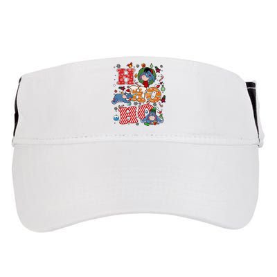 Eeyore Ho Ho Ho Cute Christmas Cute Lover Santa Claus Adult Drive Performance Visor