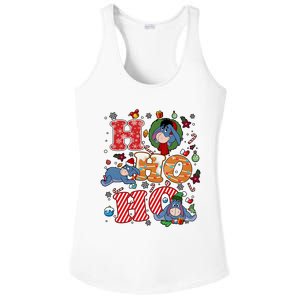 Eeyore Ho Ho Ho Cute Christmas Cute Lover Santa Claus Ladies PosiCharge Competitor Racerback Tank