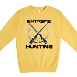 Extreme Hunting Hunter Gift Premium Crewneck Sweatshirt