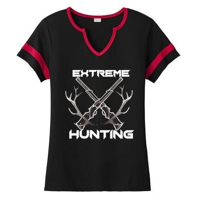 Extreme Hunting Hunter Gift Ladies Halftime Notch Neck Tee