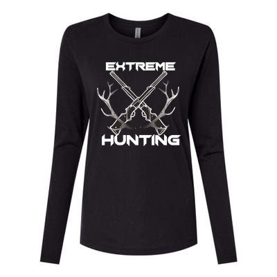 Extreme Hunting Hunter Gift Womens Cotton Relaxed Long Sleeve T-Shirt