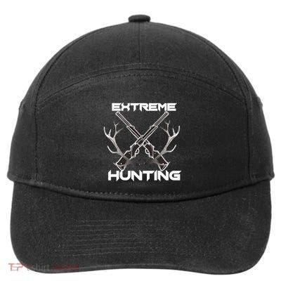 Extreme Hunting Hunter Gift 7-Panel Snapback Hat