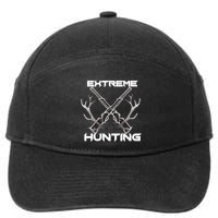 Extreme Hunting Hunter Gift 7-Panel Snapback Hat