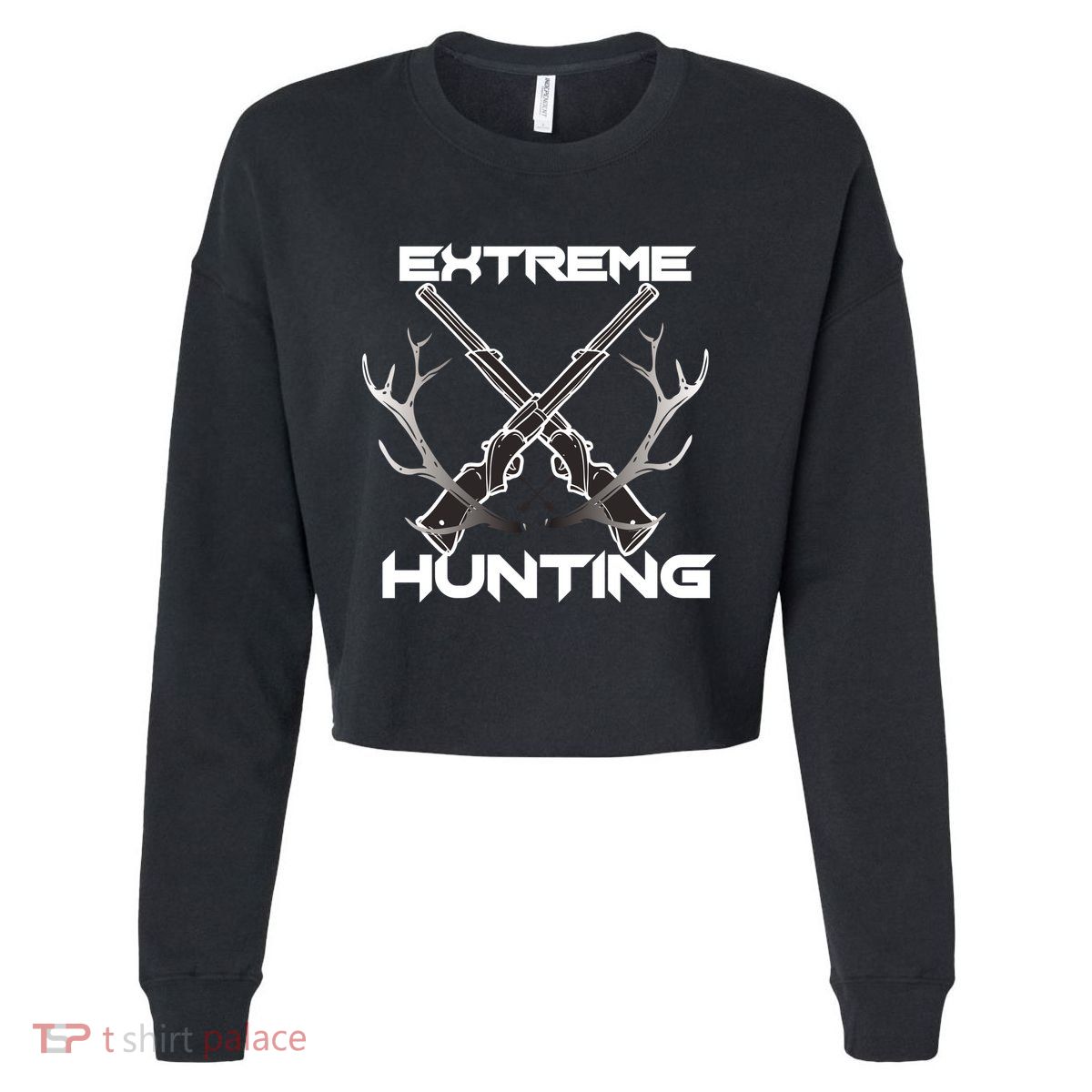 Extreme Hunting Hunter Gift Cropped Pullover Crew