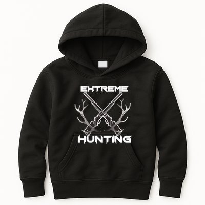 Extreme Hunting Hunter Gift Kids Hoodie