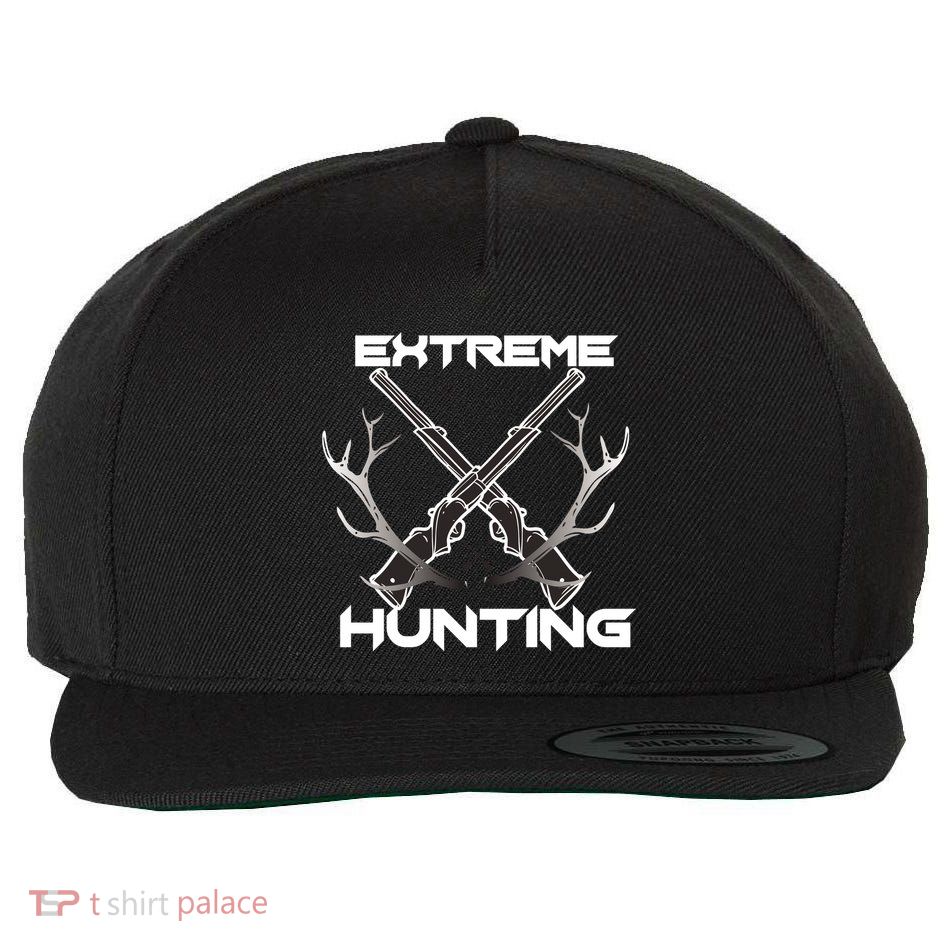 Extreme Hunting Hunter Gift Wool Snapback Cap