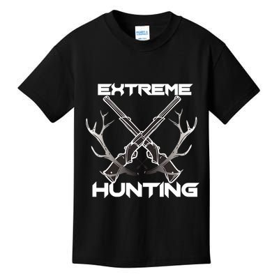 Extreme Hunting Hunter Gift Kids T-Shirt