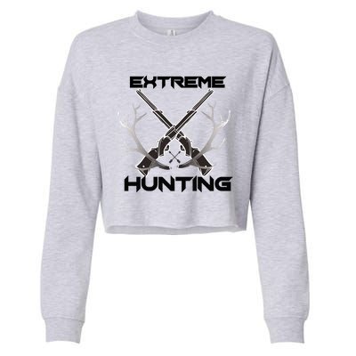 Extreme Hunting Hunter Gift Cropped Pullover Crew