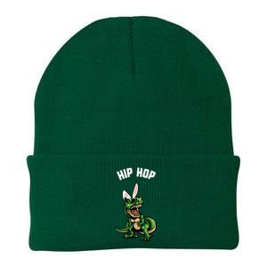 Easter Hip Hop Trex Dinosaur Bunny Ears Gift Spring Gift Knit Cap Winter Beanie