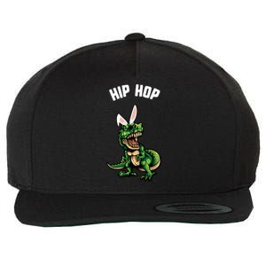 Easter Hip Hop Trex Dinosaur Bunny Ears Gift Spring Gift Wool Snapback Cap