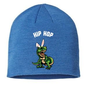 Easter Hip Hop Trex Dinosaur Bunny Ears Gift Spring Gift Sustainable Beanie