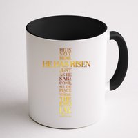 Easter He Has Risen Scripture Cross Matthew 28 6 Mug
