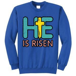 Easter He Is Risen Jesus Resurrection Christian Gift Sweatshirt