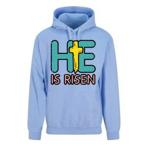 Easter He Is Risen Jesus Resurrection Christian Gift Unisex Surf Hoodie