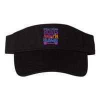 Everything Hurts IM Hungry Funny Workout Valucap Bio-Washed Visor