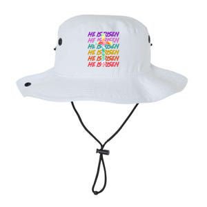 Easter He Is Risen Tie Dye Cross Legacy Cool Fit Booney Bucket Hat