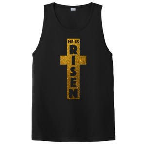 Easter He Is Risen Christian Graphic Faith PosiCharge Competitor Tank