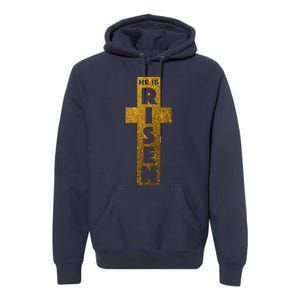 Easter He Is Risen Christian Graphic Faith Premium Hoodie