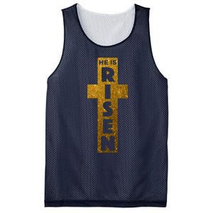 Easter He Is Risen Christian Graphic Faith Mesh Reversible Basketball Jersey Tank