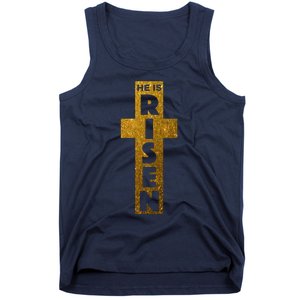 Easter He Is Risen Christian Graphic Faith Tank Top