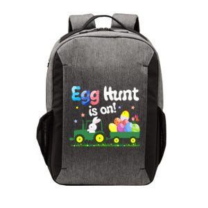 Egg Hunt Is On Tractor Funny Easter Bunny Boy Vector Backpack