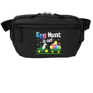 Egg Hunt Is On Tractor Funny Easter Bunny Boy Crossbody Pack