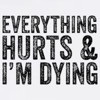Everything Hurts & Im Dying Workout Exercise Fitness 11oz C Handle Ceramic Mug