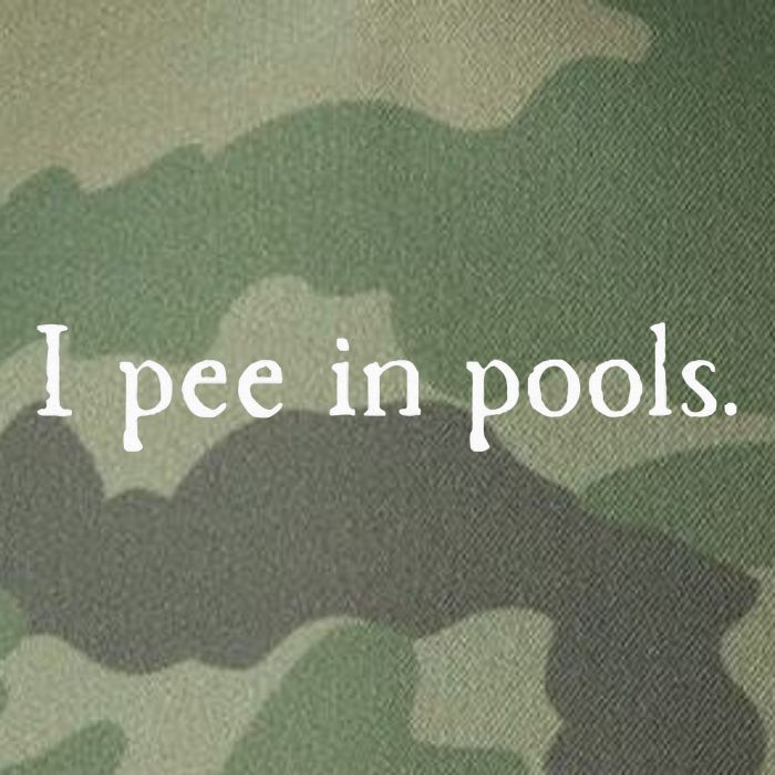Embarrassing Humor I Pee In Pools Sarcastic Swimming Legacy Tie Dye Trucker Hat