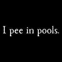Embarrassing Humor I Pee In Pools Sarcastic Swimming Sustainable Bucket Hat