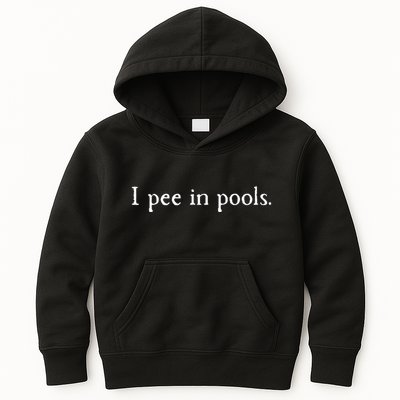 Embarrassing Humor I Pee In Pools Sarcastic Swimming Kids Hoodie