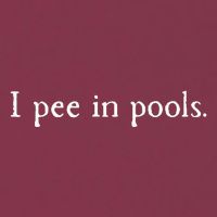 Embarrassing Humor I Pee In Pools Sarcastic Swimming 16oz Travel Tumbler