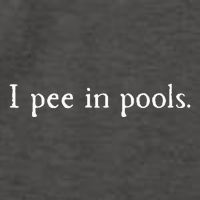 Embarrassing Humor I Pee In Pools Sarcastic Swimming Vector Backpack