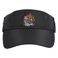 Easter He Is Risen Cross Adult Drive Performance Visor