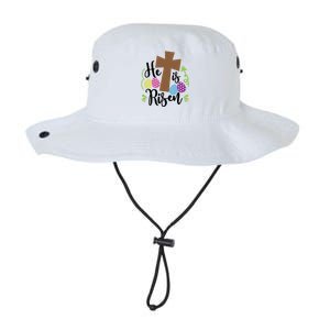 Easter He Is Risen Cross Legacy Cool Fit Booney Bucket Hat