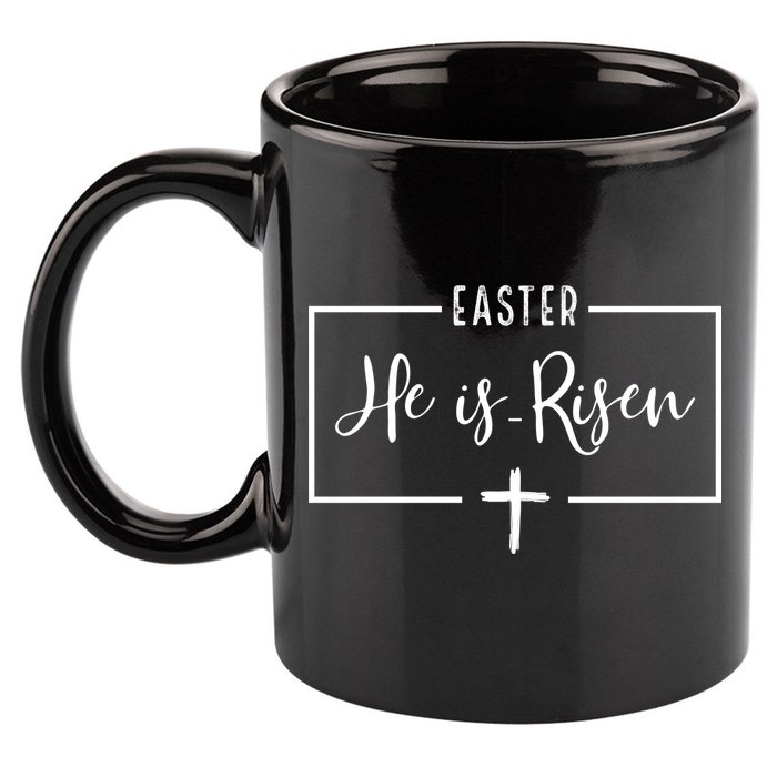 Easter He Is Risen Cross Christianity 11oz C Handle Ceramic Mug