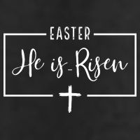 Easter He Is Risen Cross Christianity 25L Jumbo Tote