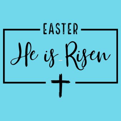 Easter He Is Risen Cross Christianity T-Shirt