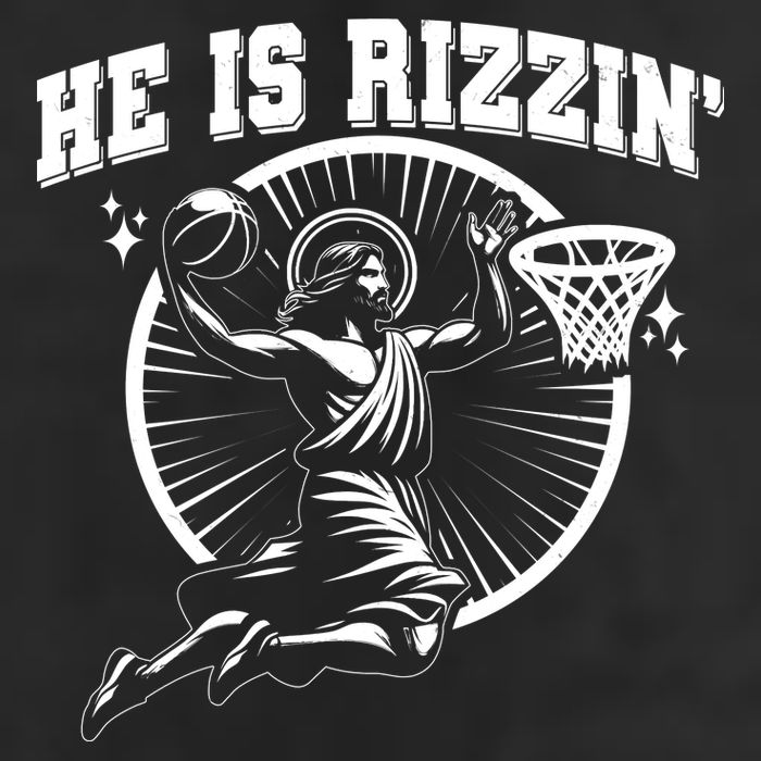 Easter He Is Rizzin Jesus Basketball Adult Drive Performance Visor