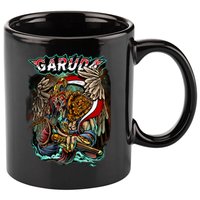 Eagle Holding Knife 11oz C Handle Ceramic Mug