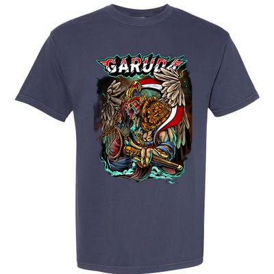 Eagle Holding Knife Garment-Dyed Heavyweight T-Shirt