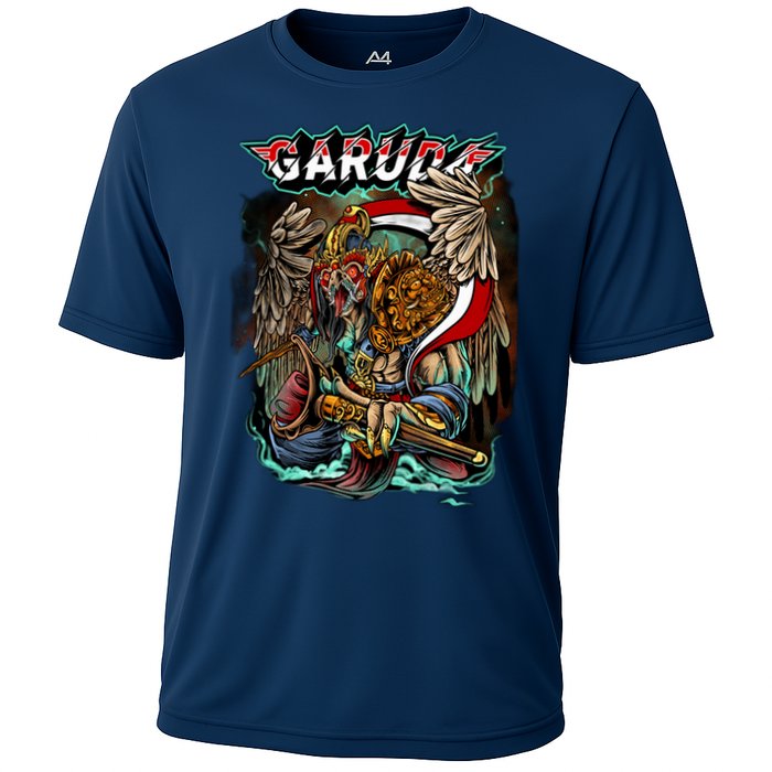Eagle Holding Knife Cooling Performance Crew T-Shirt