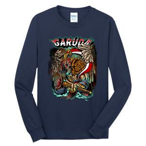 Eagle Holding Knife Tall Long Sleeve T-Shirt