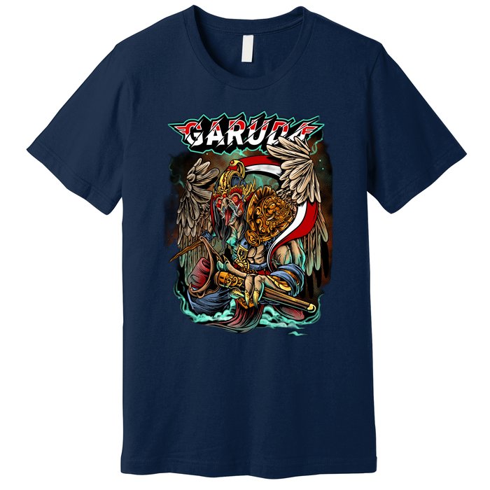 Eagle Holding Knife Premium T-Shirt