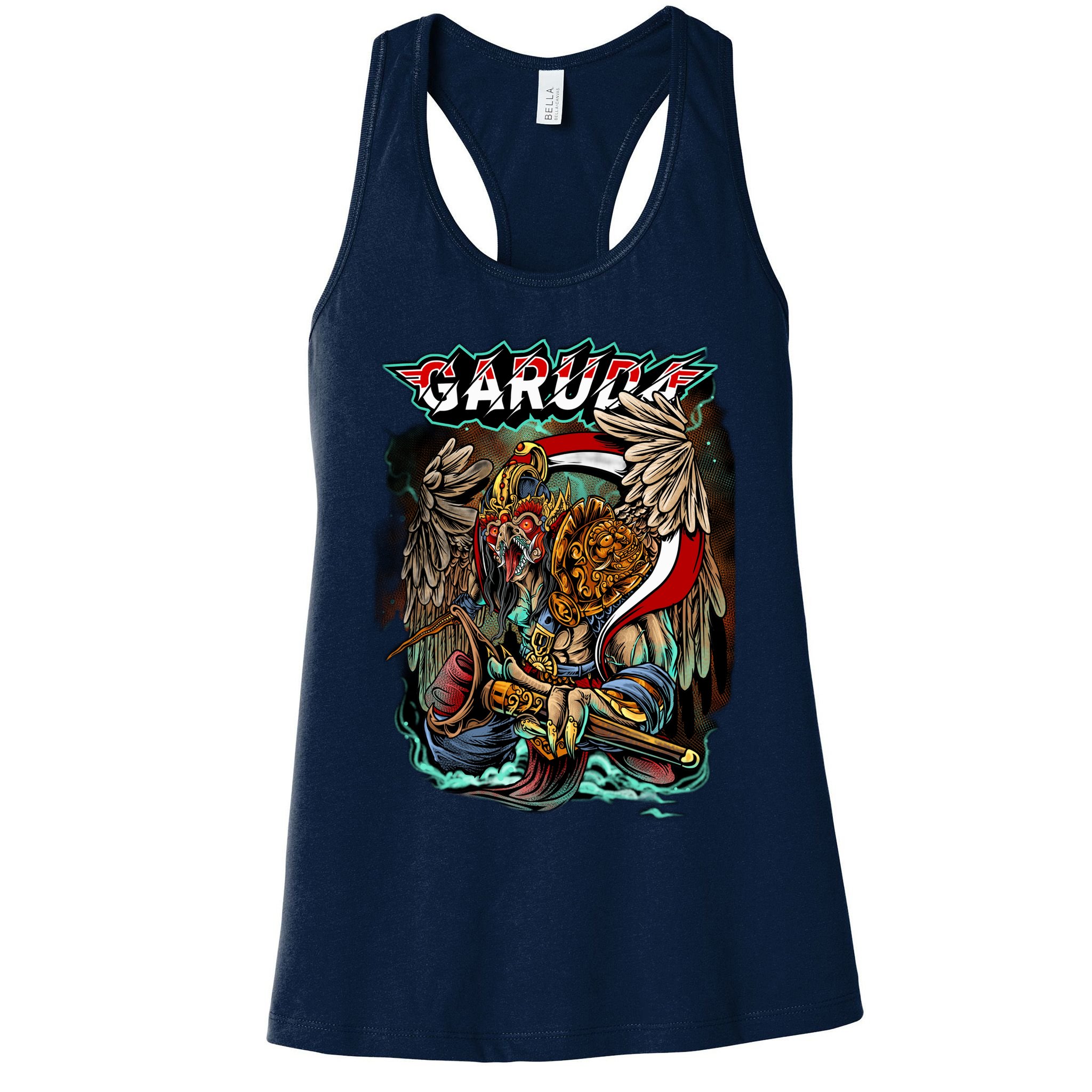 Eagle Holding Knife Womens Tank Top