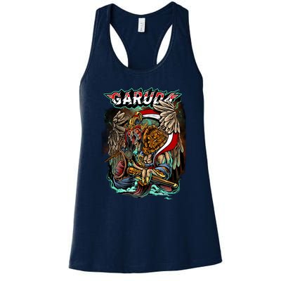 Eagle Holding Knife Women's Racerback Tank